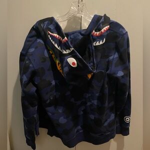 Kids Blue Bape Jacket